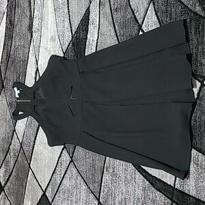 SHE + SKY CUT-OUT BLACK DRESS